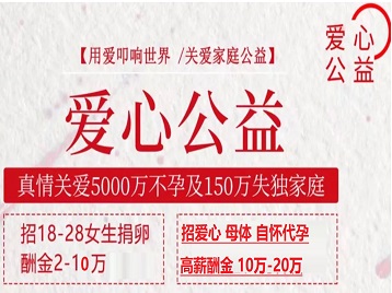 海伦捐卵助孕生子 爱心志愿者招募